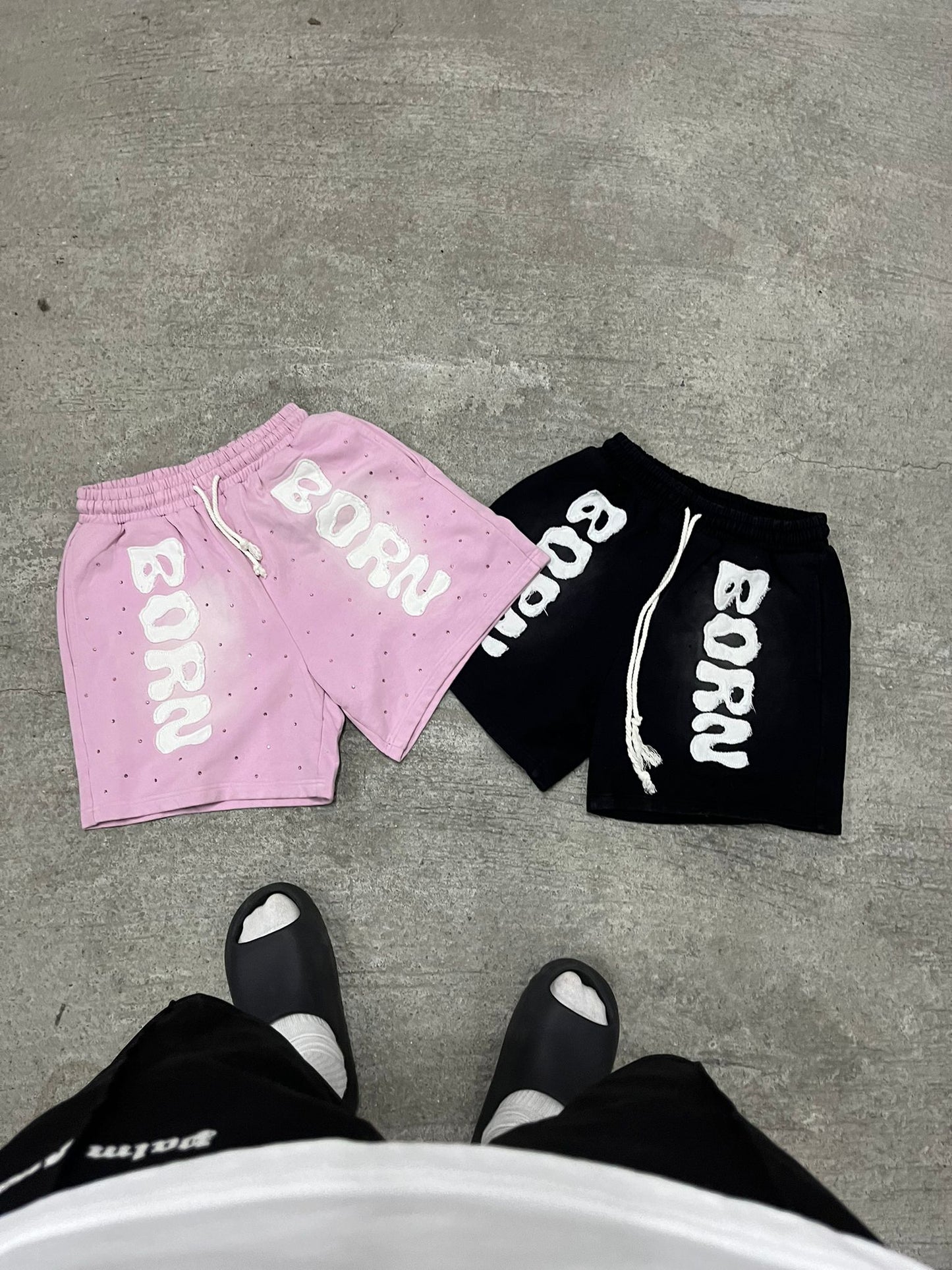 PINK FEAR SHORTS