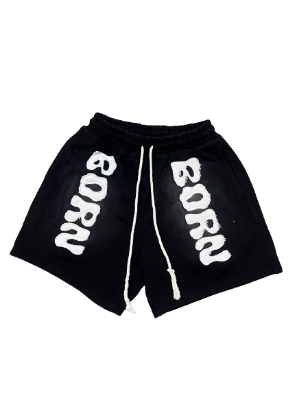 BLACK FEAR SHORTS