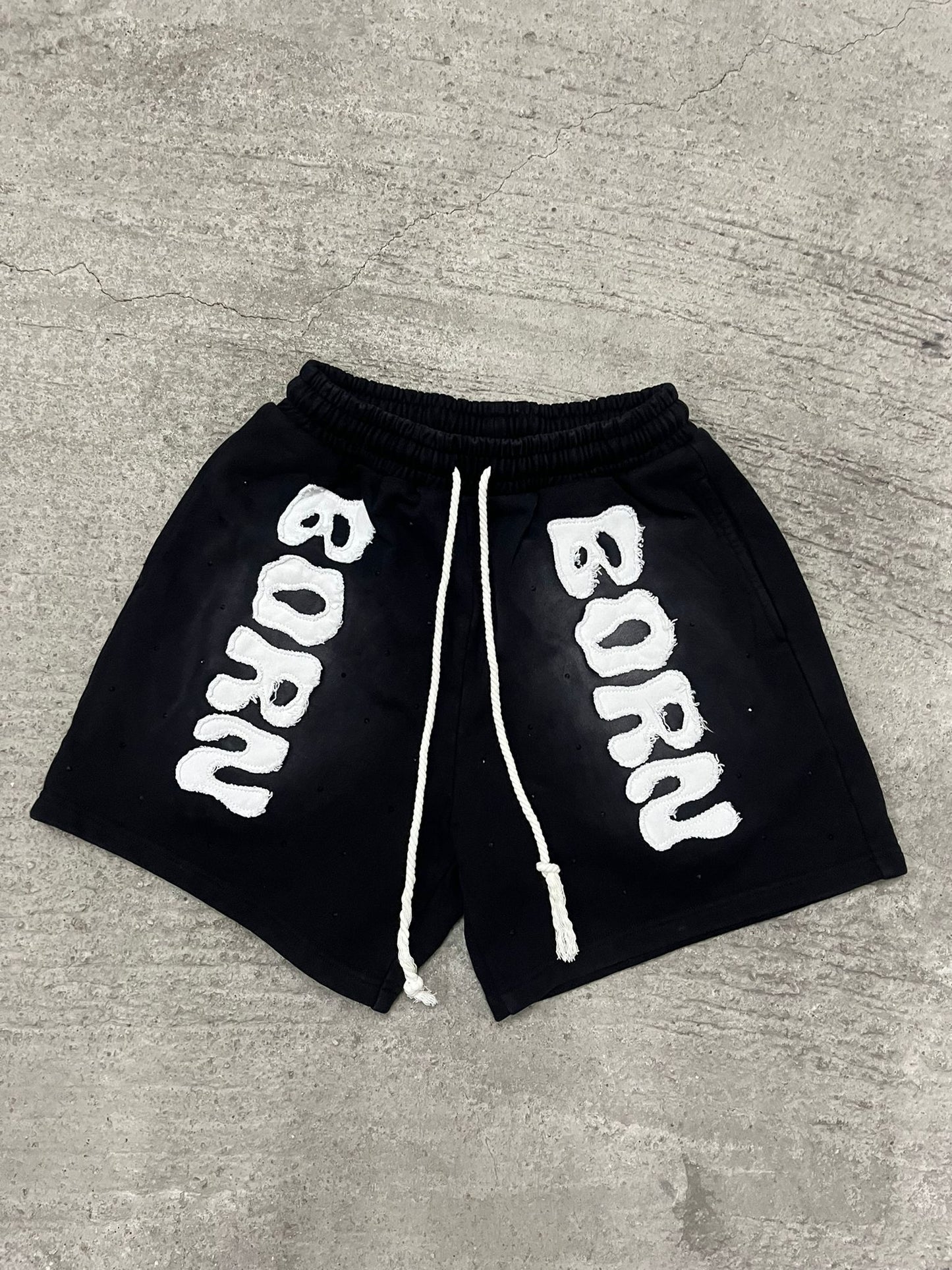 BLACK FEAR SHORTS