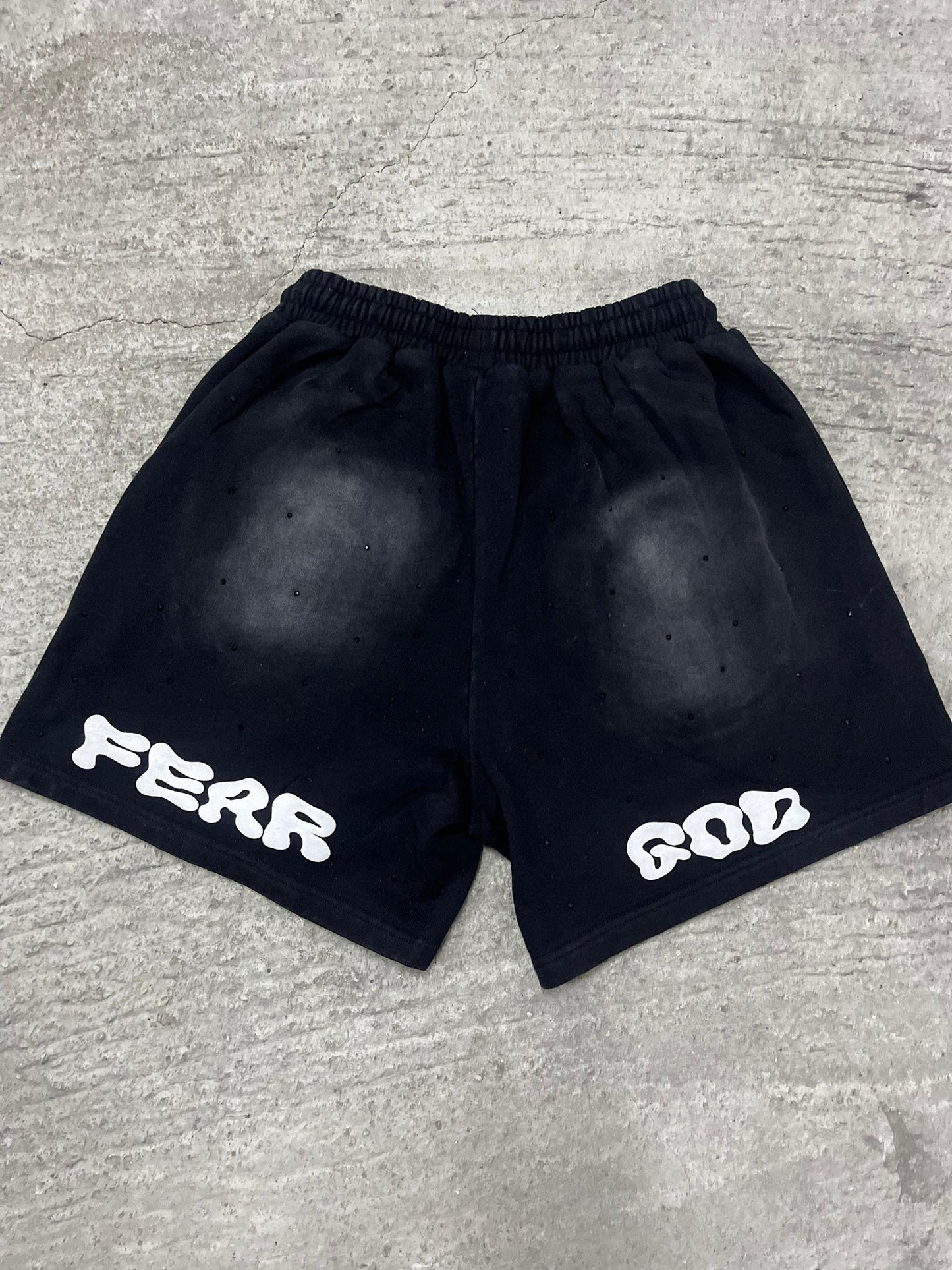 BLACK FEAR SHORTS